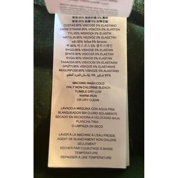 Michael Kors Women's Green Layered Look Pullover Blouse Size Small - Picture 7 of 8